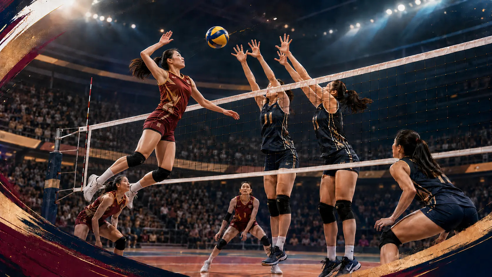 ภาพประกอบการแข่งขันวอลเลย์บอลหญิง SEA V.Cup 2026